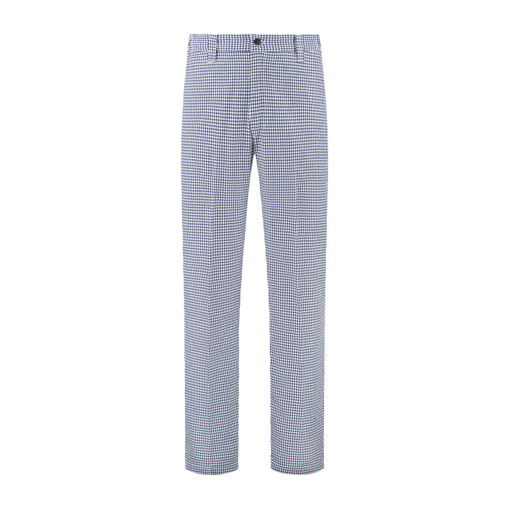 Bestex Bakkersbroek / Koksbroek FBB100 wit/blauw
